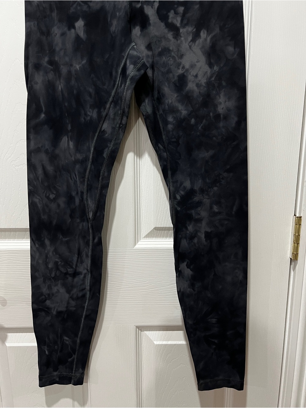 Lululemon Align Pant Diamond Dye Full Length Leggings Size 8 Pitch Graphite Gray - Picture 7 of 13